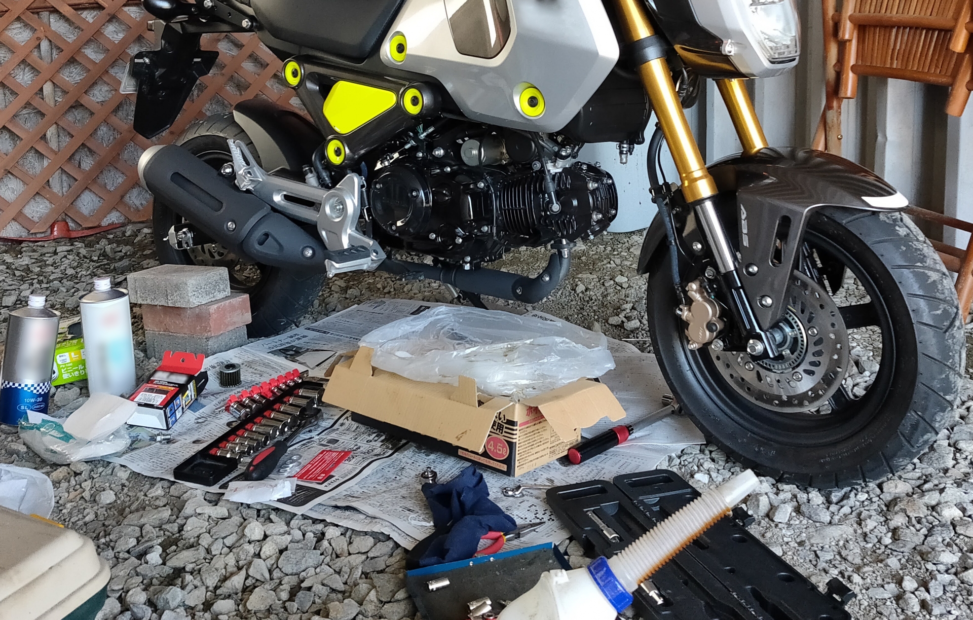 バイクのコーティング｜施工できる面と持ちの目安と選び方